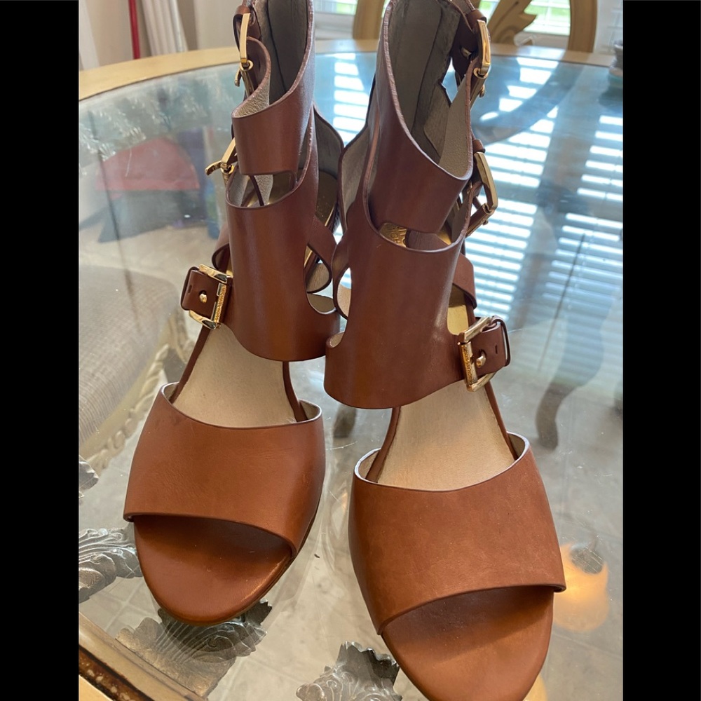 Michael Kors Leather Lucinda heels